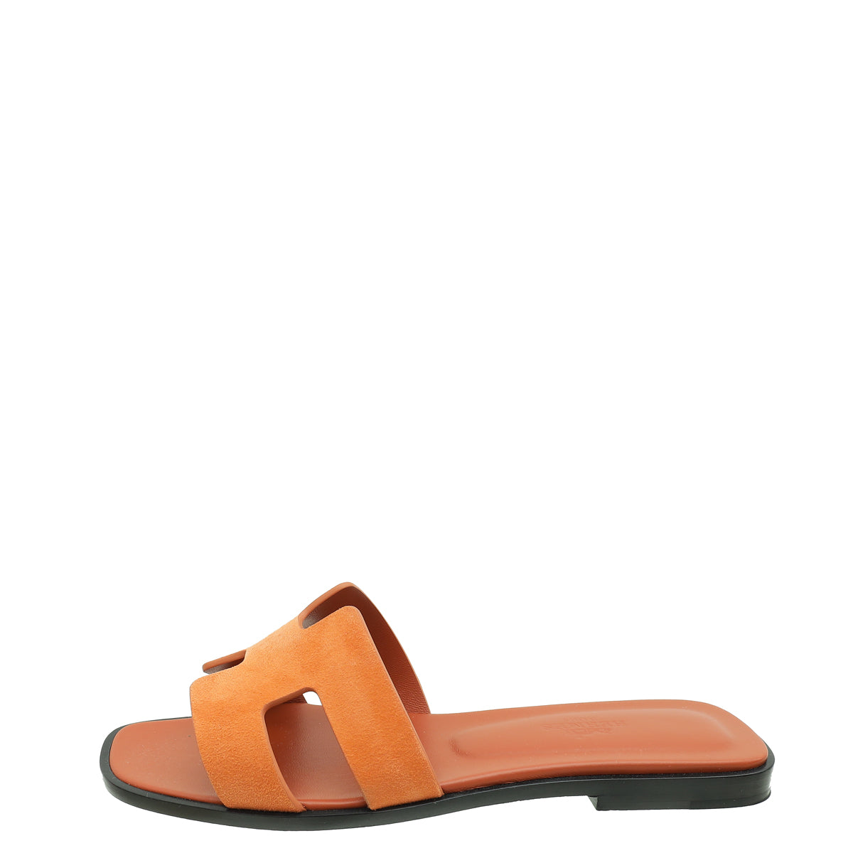 Hermes Orange Corail Suede Oran Sandal 36 – THE CLOSET