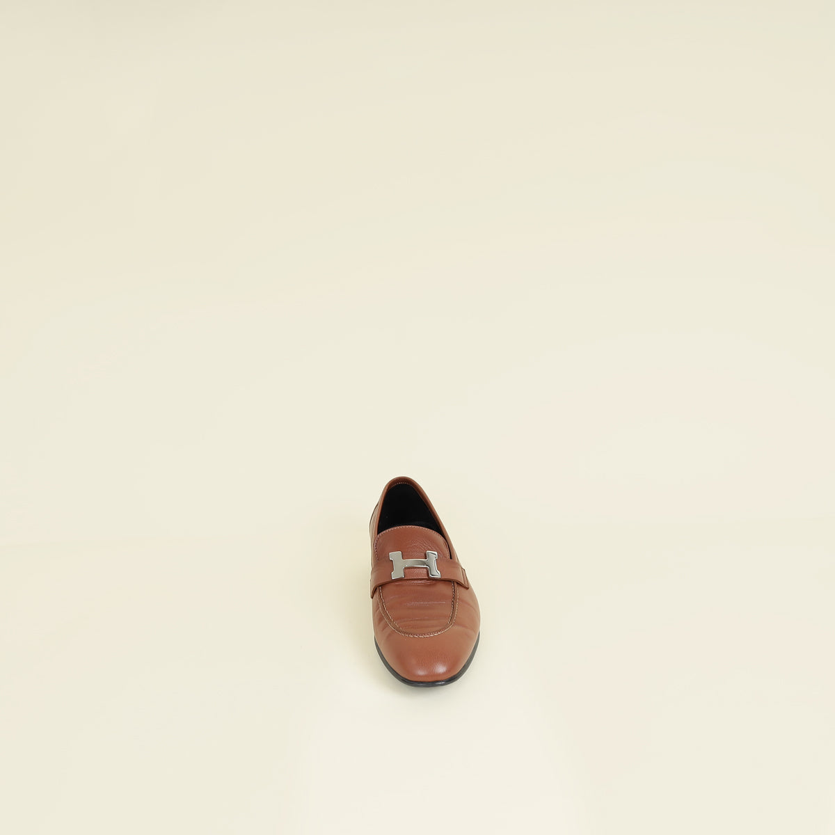 Hermes Gold Paris Goatskin Loafer 38.5 – THE CLOSET