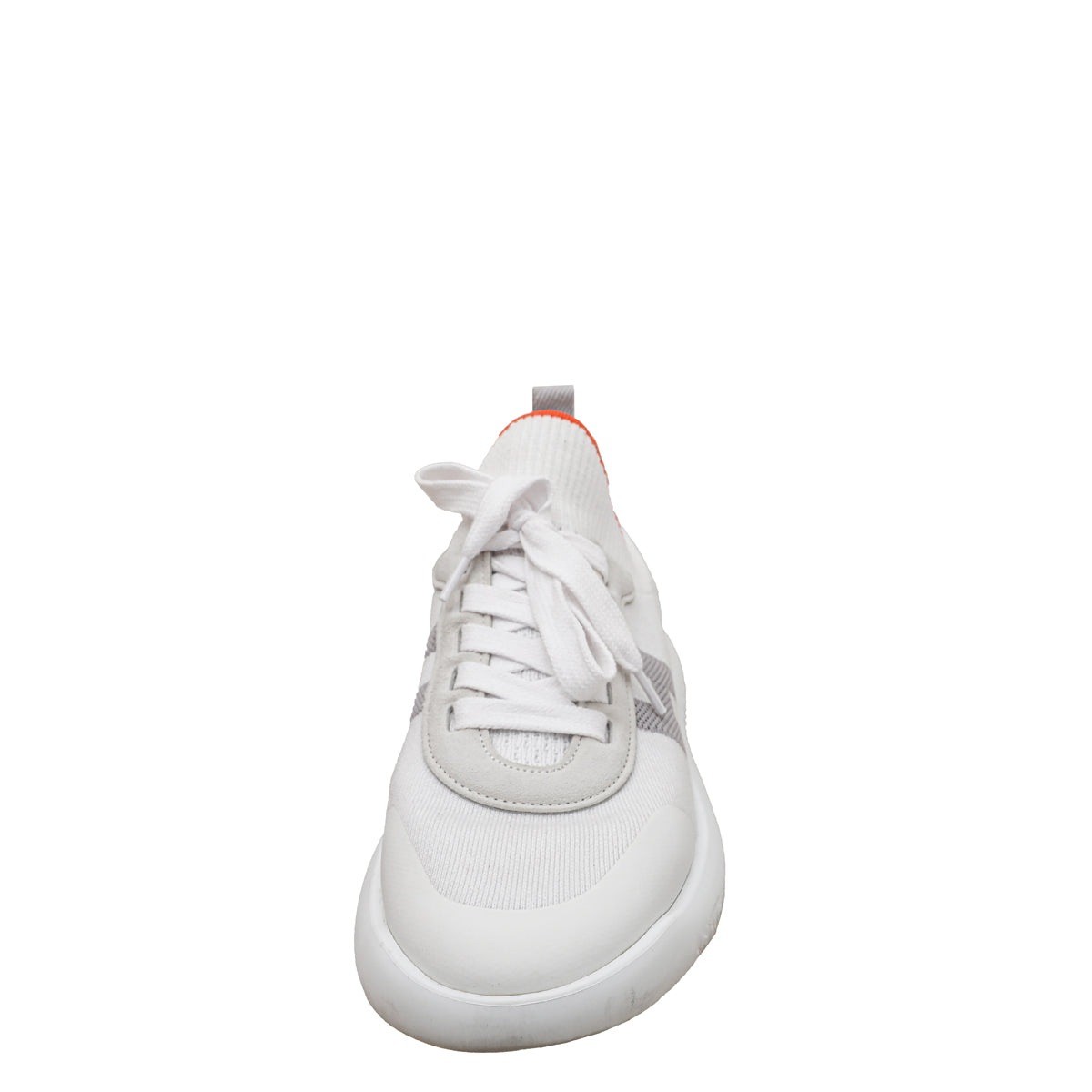 Hermes White Crew Sneakers 39.5 – THE CLOSET