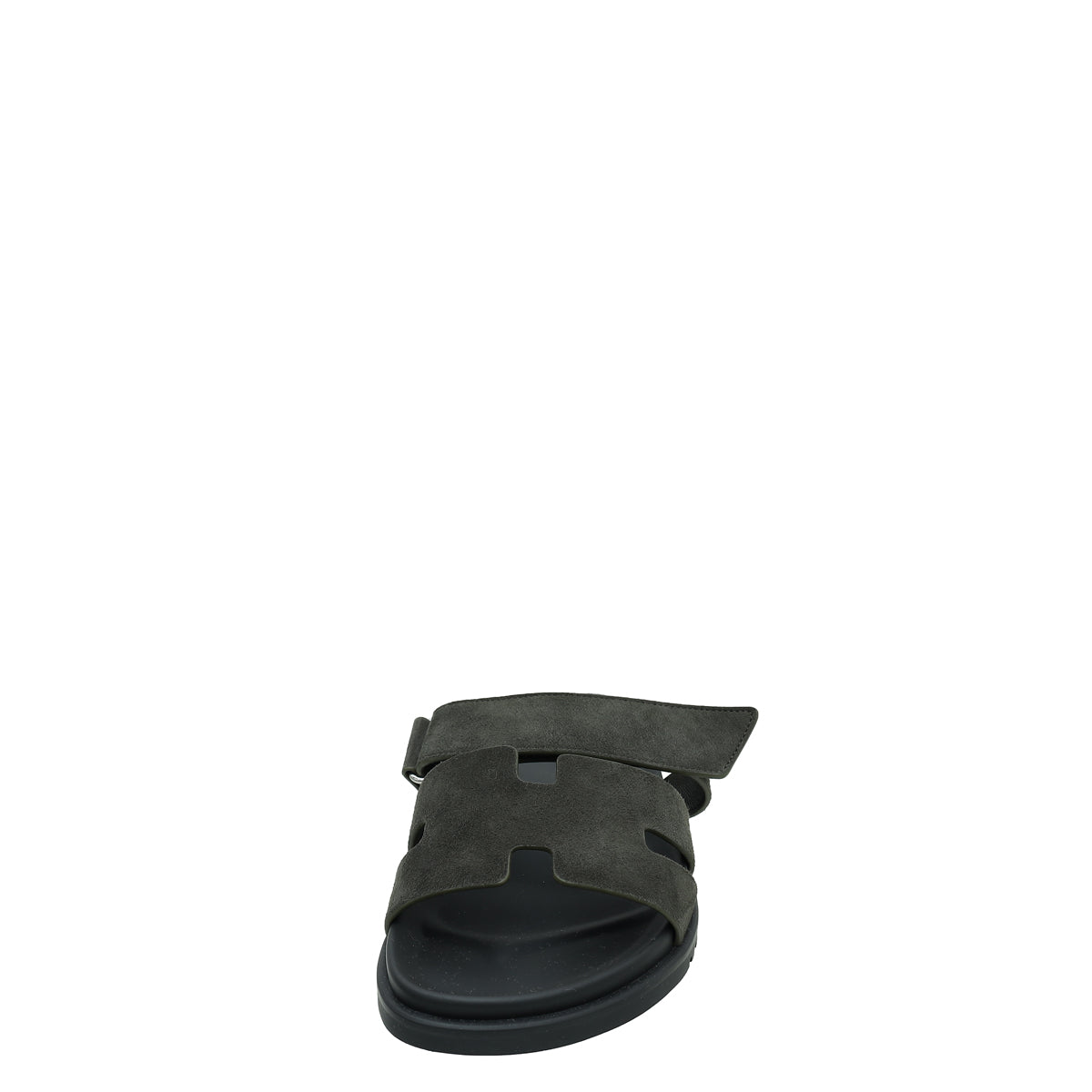 Hermes Vert Foret Suede Goatskin Chypre Sandal 42 – THE CLOSET display picture 1