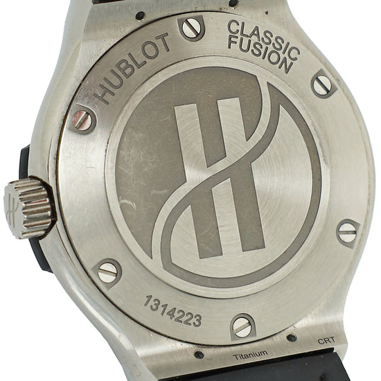Hublot Titanium Classic Fusion Diamond 33mm Quartz Watch