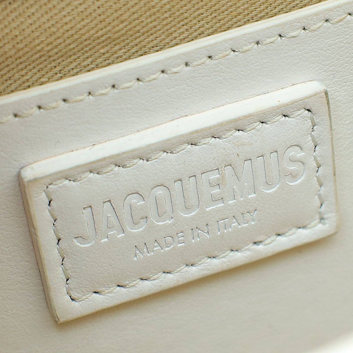 Jacquemus White Le Grand Bambino Les Classiques Flap Bag