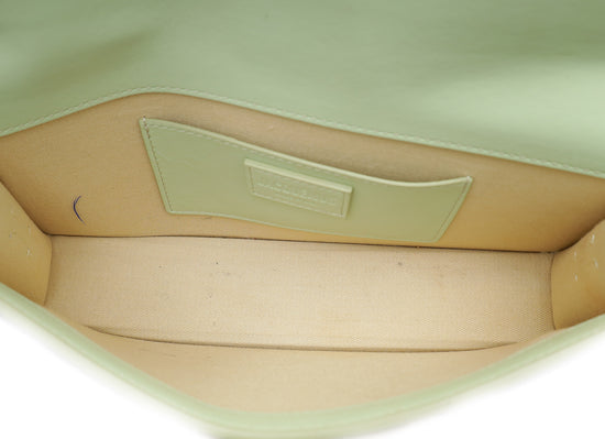 Jacquemus Light Green Le Bambino Long Flap Shoulder Bag