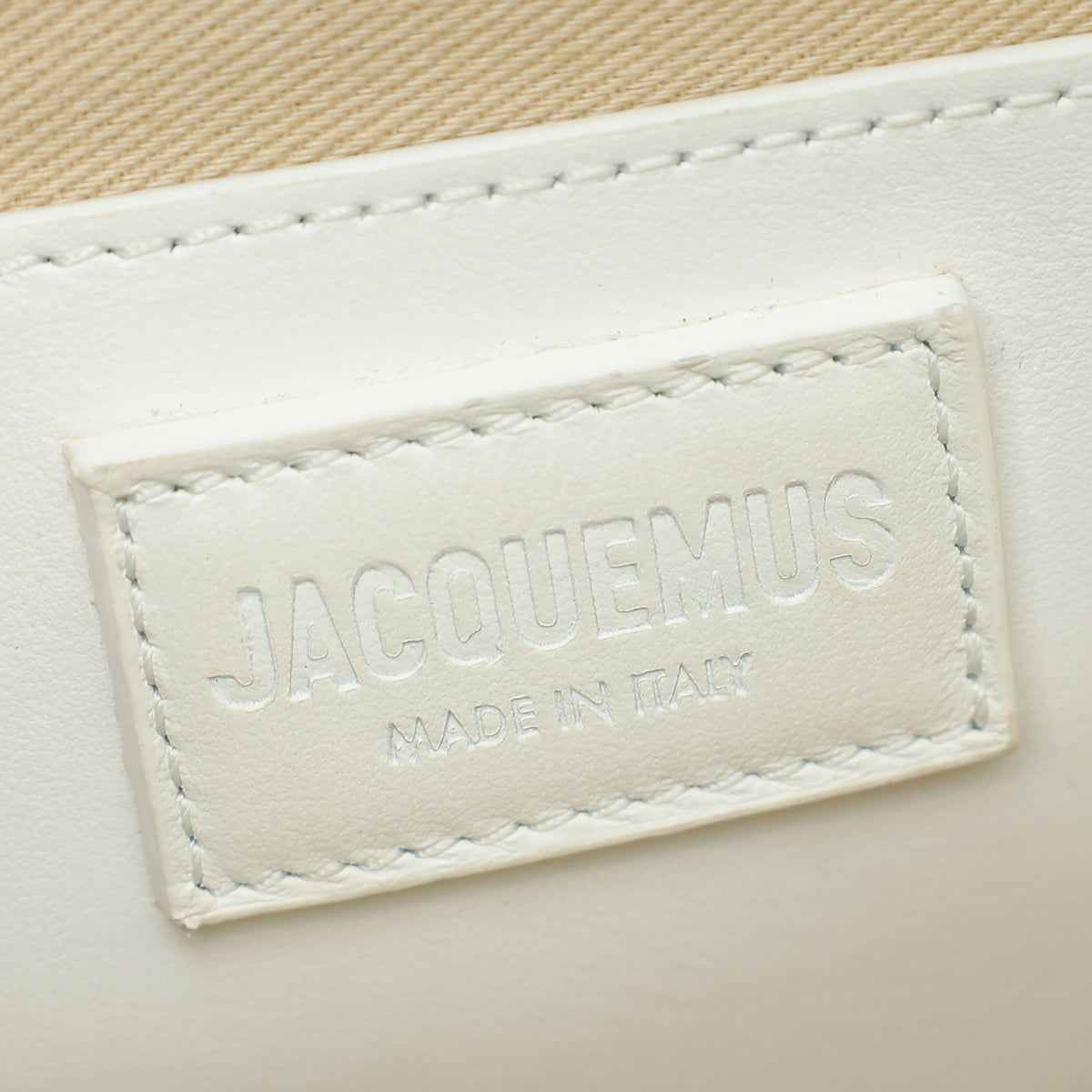Jacquemus White Le Bambinou Les Classiques Flap Bag