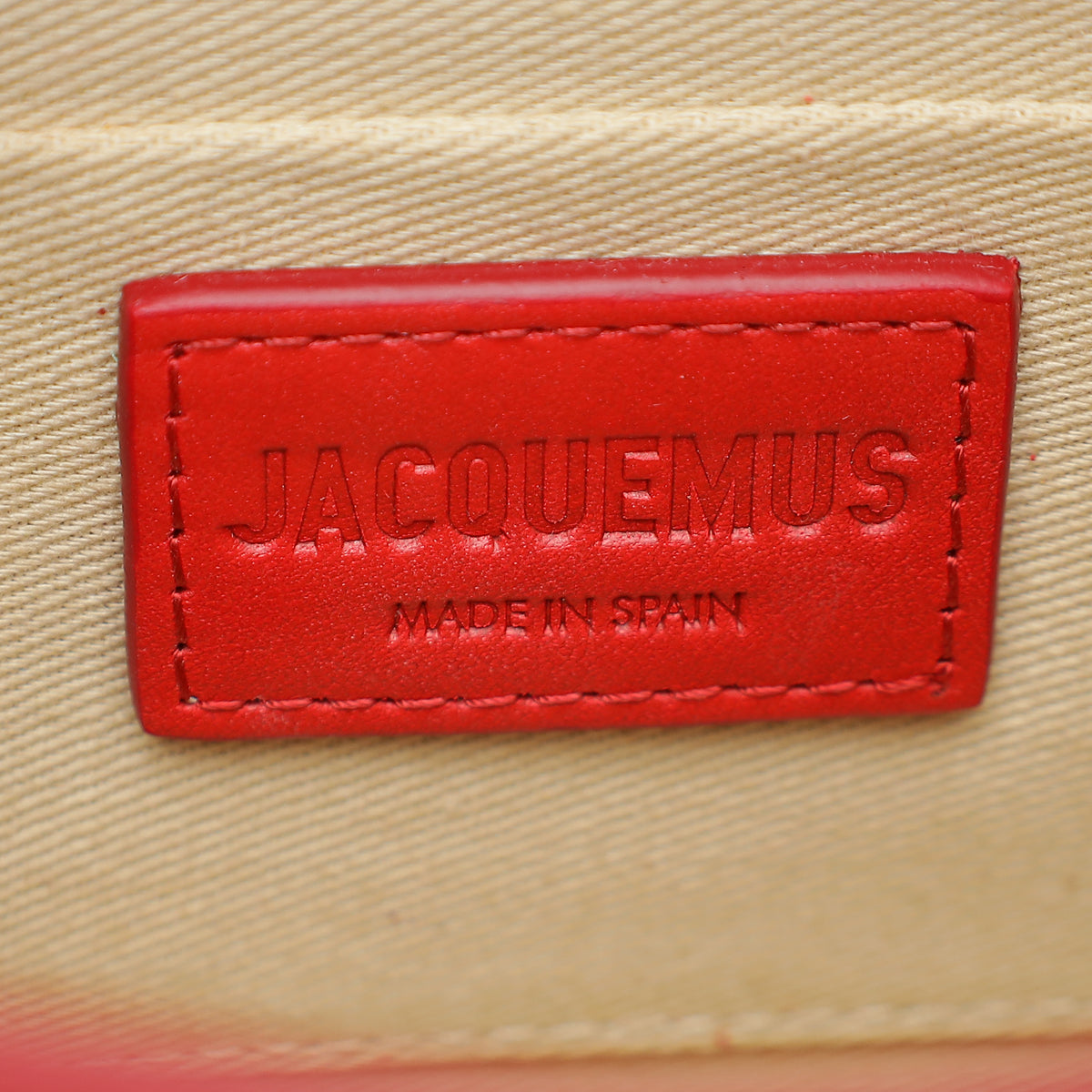 Jacquemus Red Le Chiquito Noeud Les Classiques Coiled Handle Bag