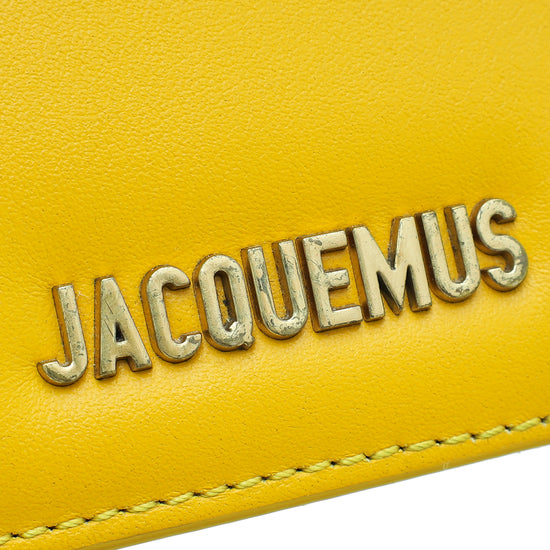 Jacquemus Yellow Le Chiquito Noeud Top Handle Large Bag