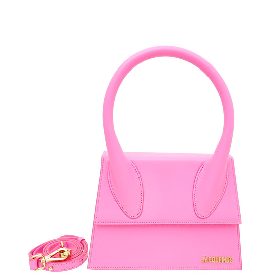 Jacquemus Pink Le Grand Chiquito Top-Handle Large Bag