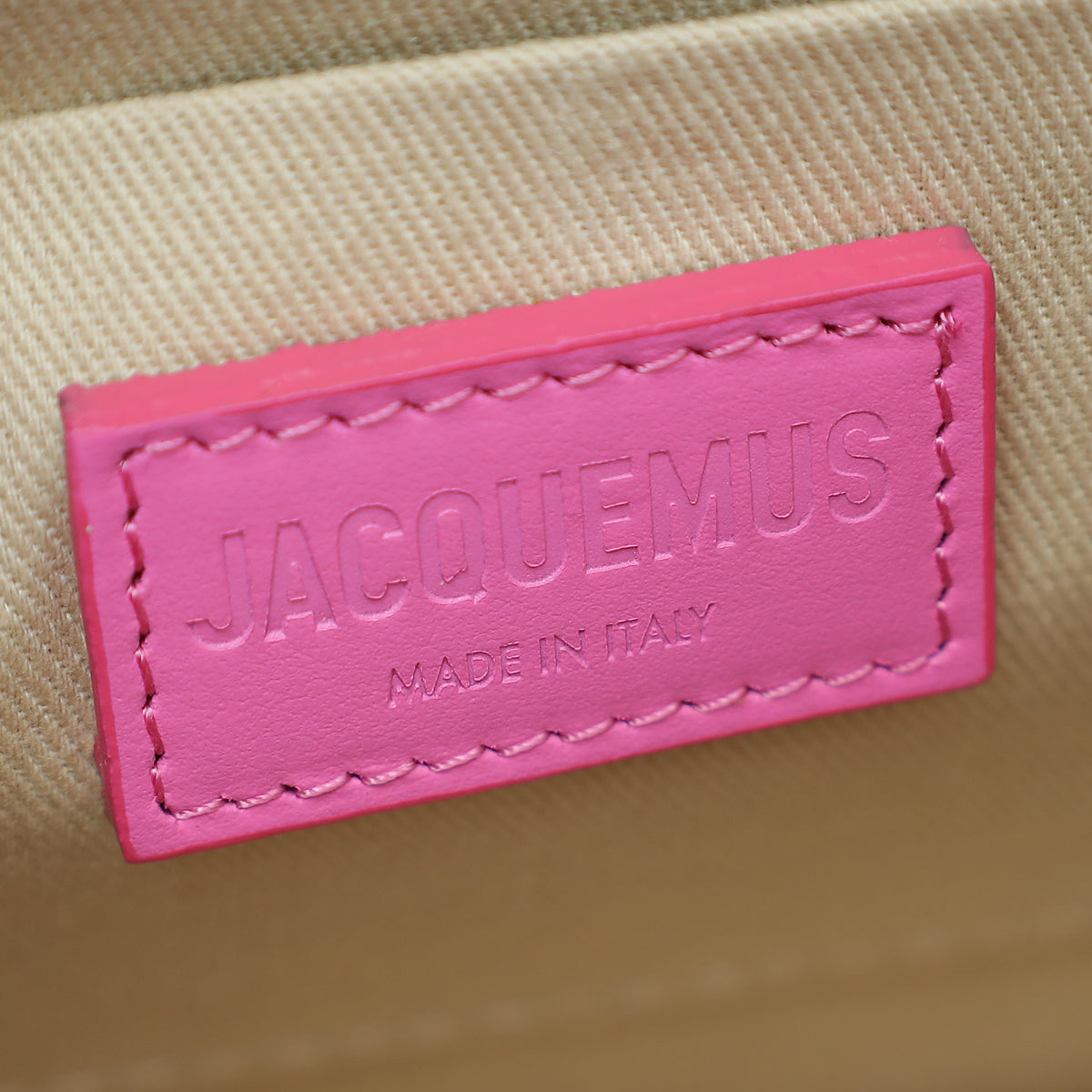 Jacquemus Neon Pink Le Grand Chiquito Top-Handle Large Bag
