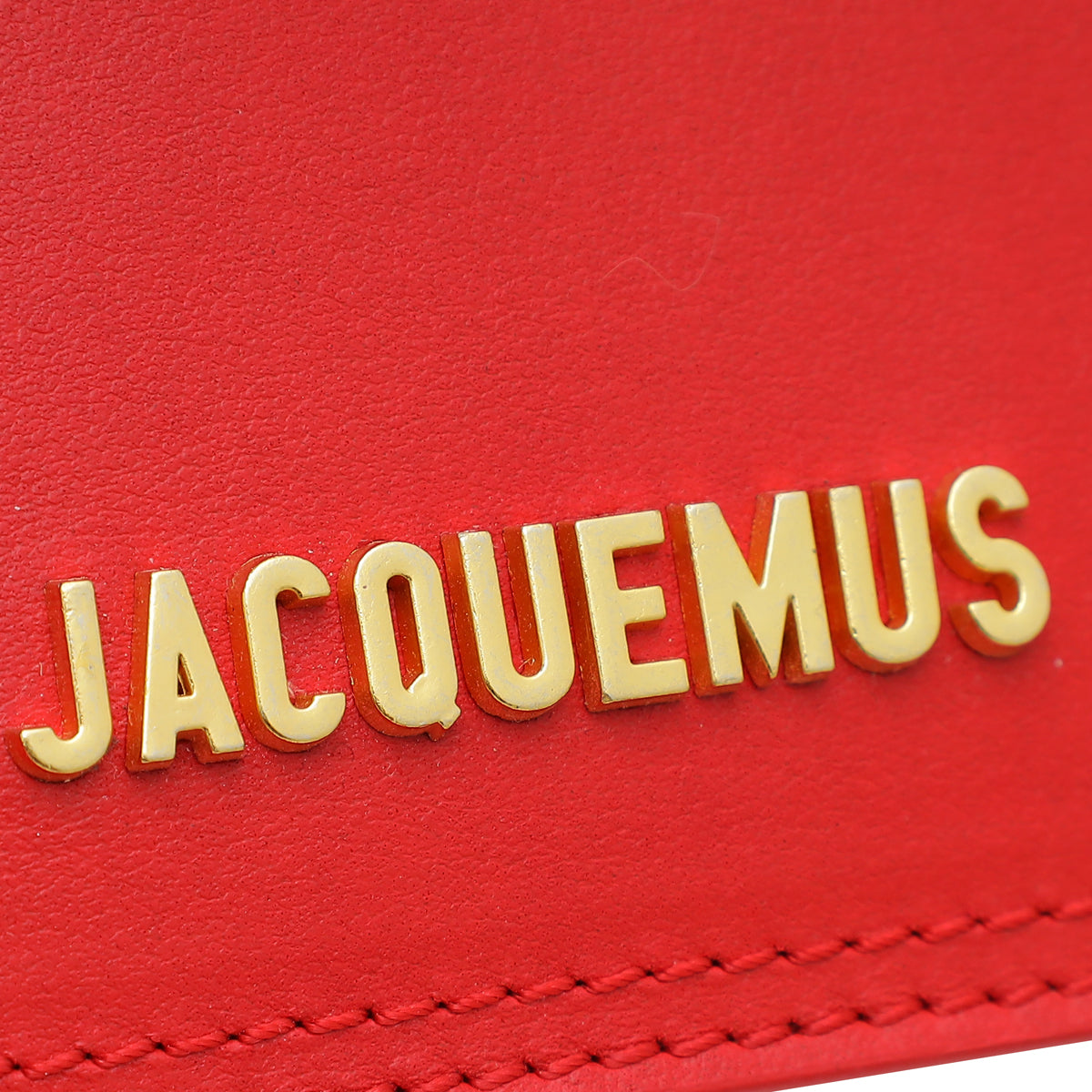 Jacquemus Red La Ceinture Carree Pouch Belt