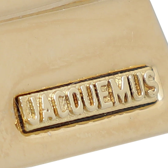 Jacquemus Gold Chiquito Pendant Hoop Earrings