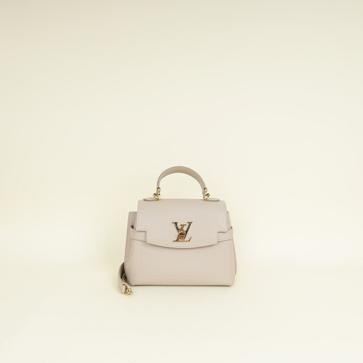 Louis Vuitton Greige LockMe Ever Mini Bag – THE CLOSET