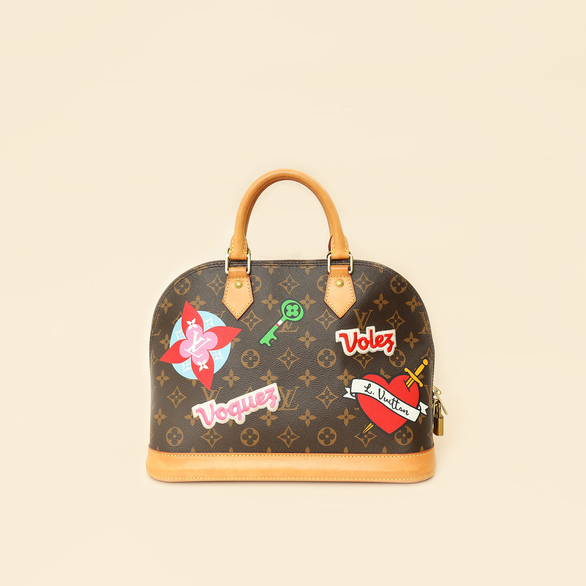 Louis Vuitton Brown Monogram Stories Alma PM Bag – THE CLOSET