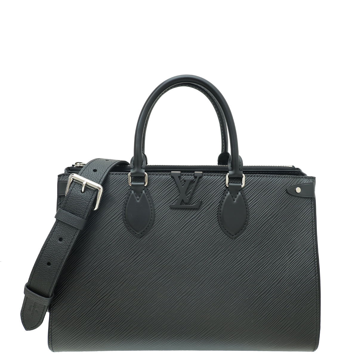 Louis Vuitton Noir Grenelle Tote MM Bag – THE CLOSET