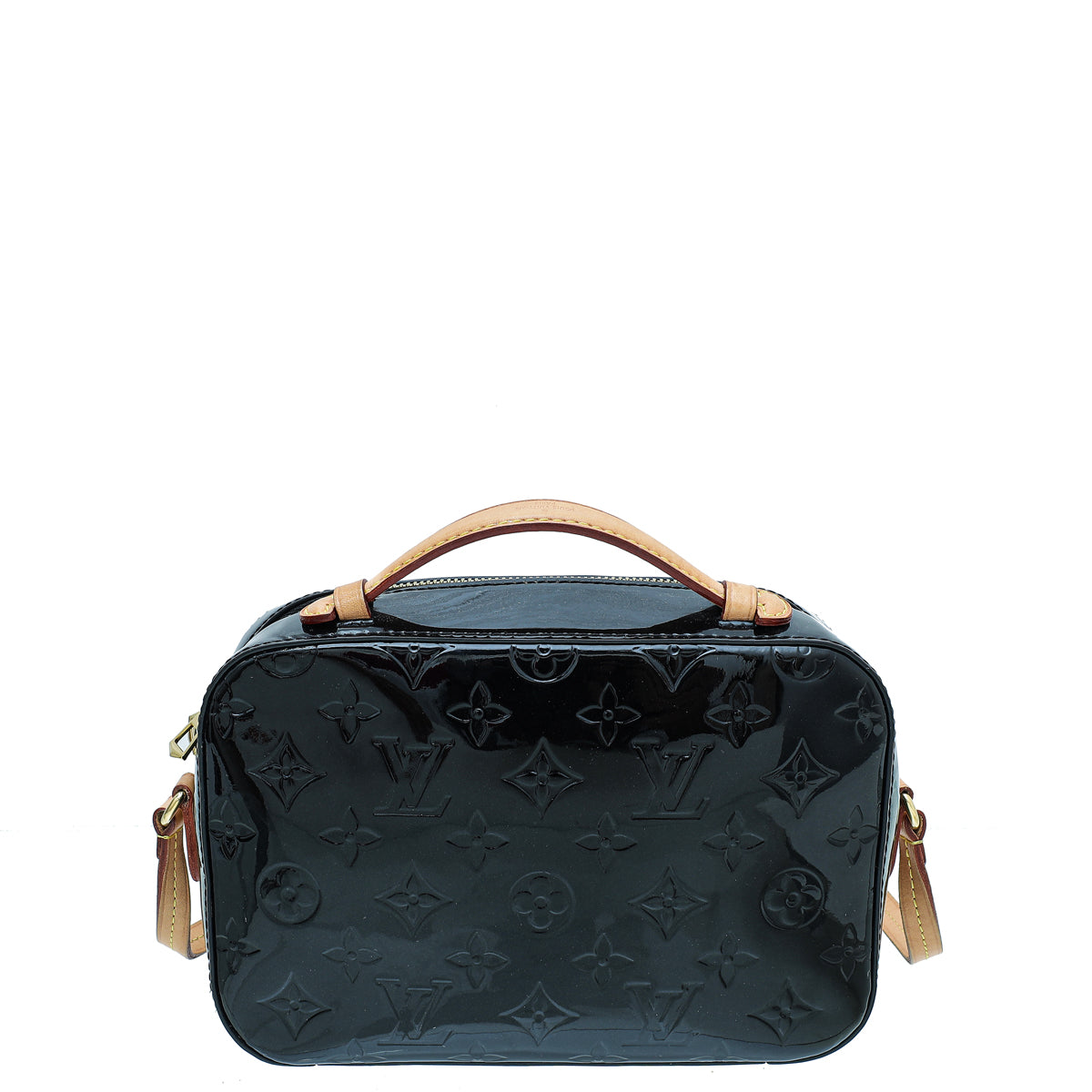 louis vuitton camera backpack Louis Vuitton Black Monogram Vernis Santa Monica Camera Bag – THE CLOSET