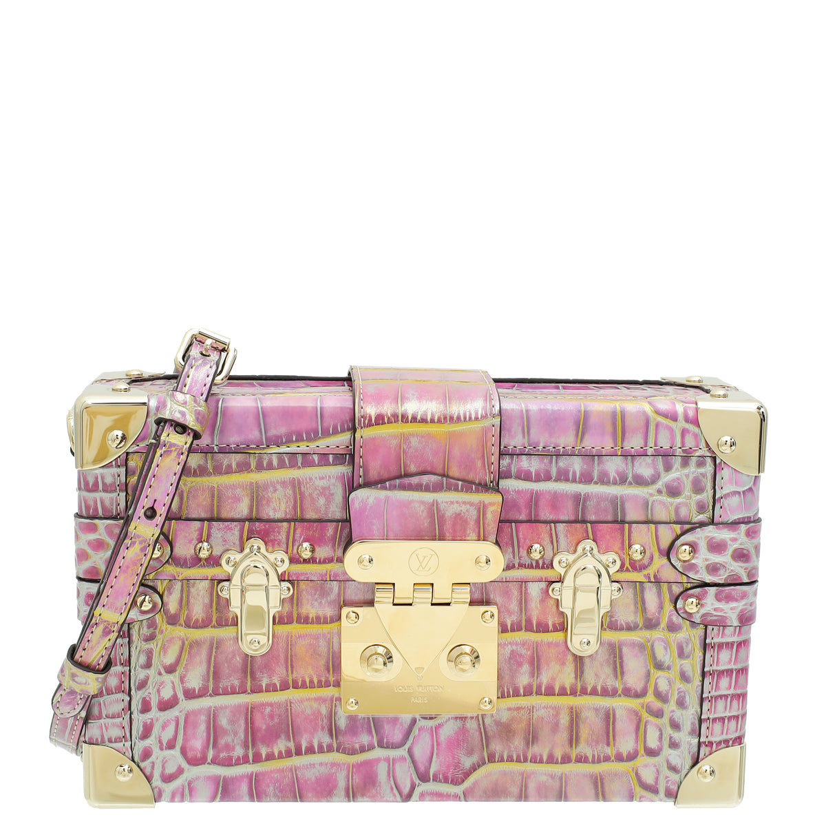 Louis Vuitton Bicolor Alligator Petite Malle Bag – THE CLOSET