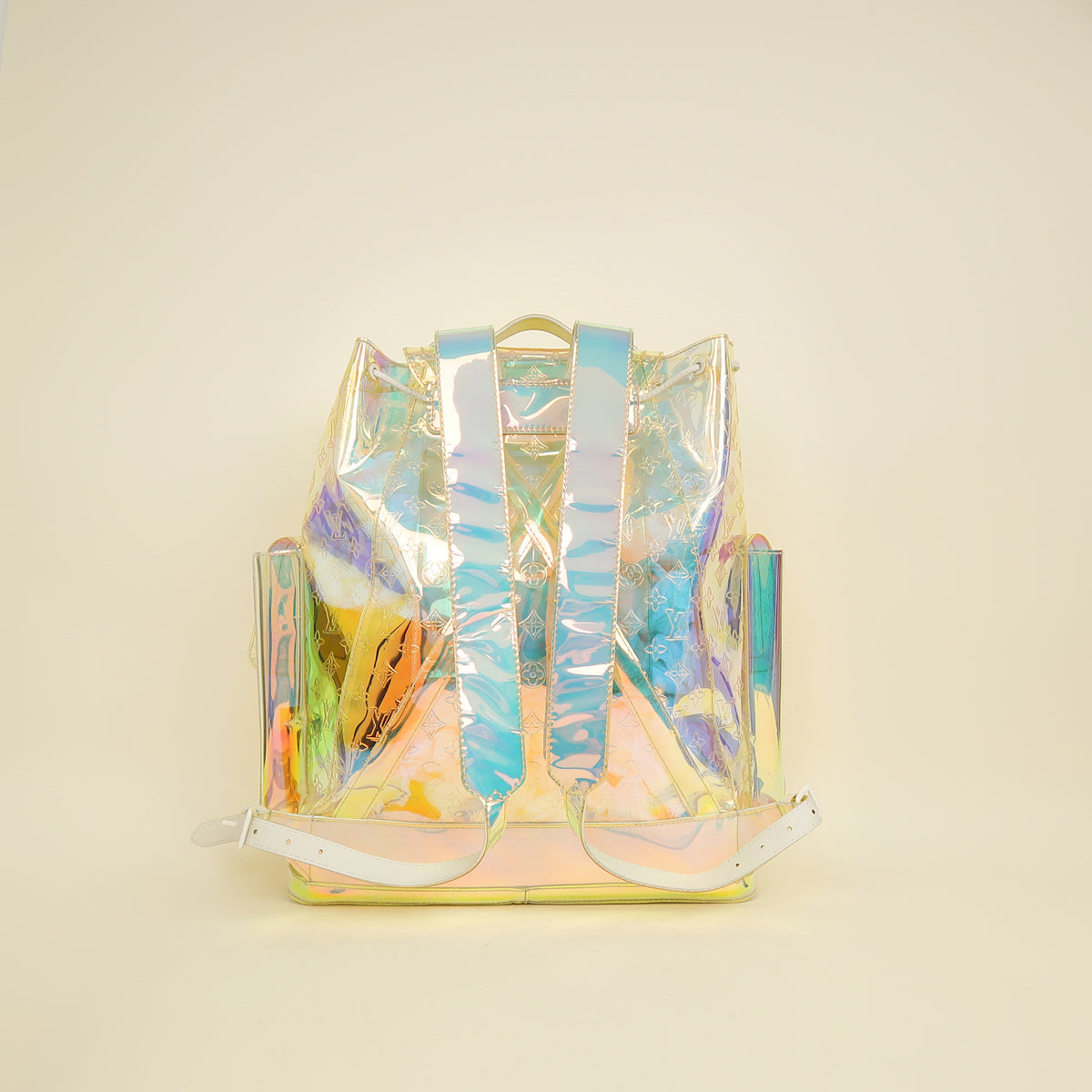 louis vuitton christopher backpack monogram gm prism Pre Loved Louis Vuitton Monogram Prism Christopher Gm
