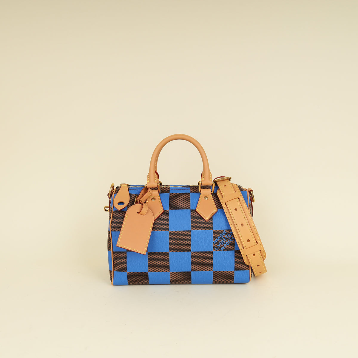 Louis Vuitton Bicolor Damier Pop Speedy Bandouliere 25 Bag – THE 