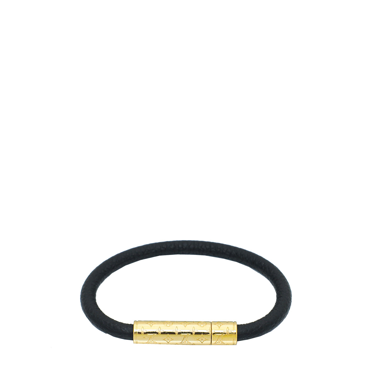 Louis Vuitton Black and Gold Bracelet Nanogram bracelet Louis Vuitton Black in gold and steel  main image 2
