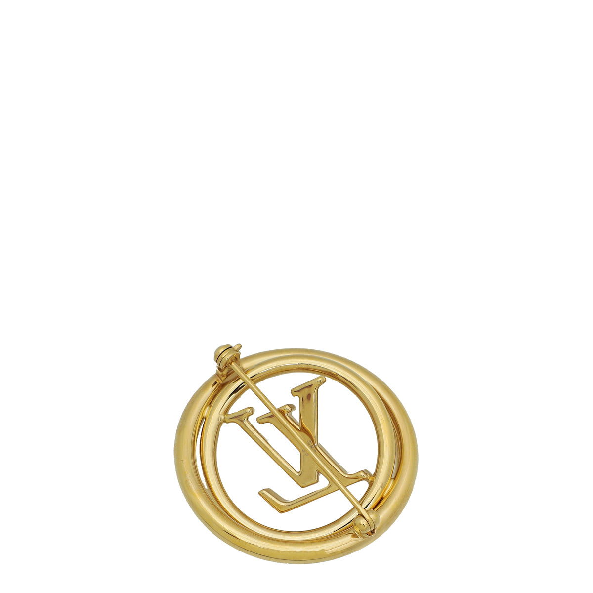 Louis Vuitton Gold Tone Stellar Pin