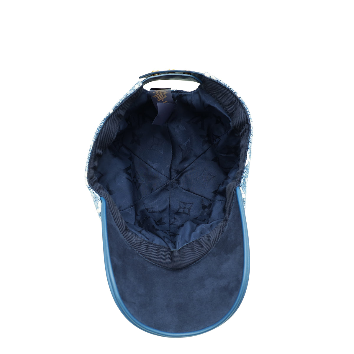 Louis Vuitton Navy Blue Monogram Jacquard Denim Cap – THE CLOSET