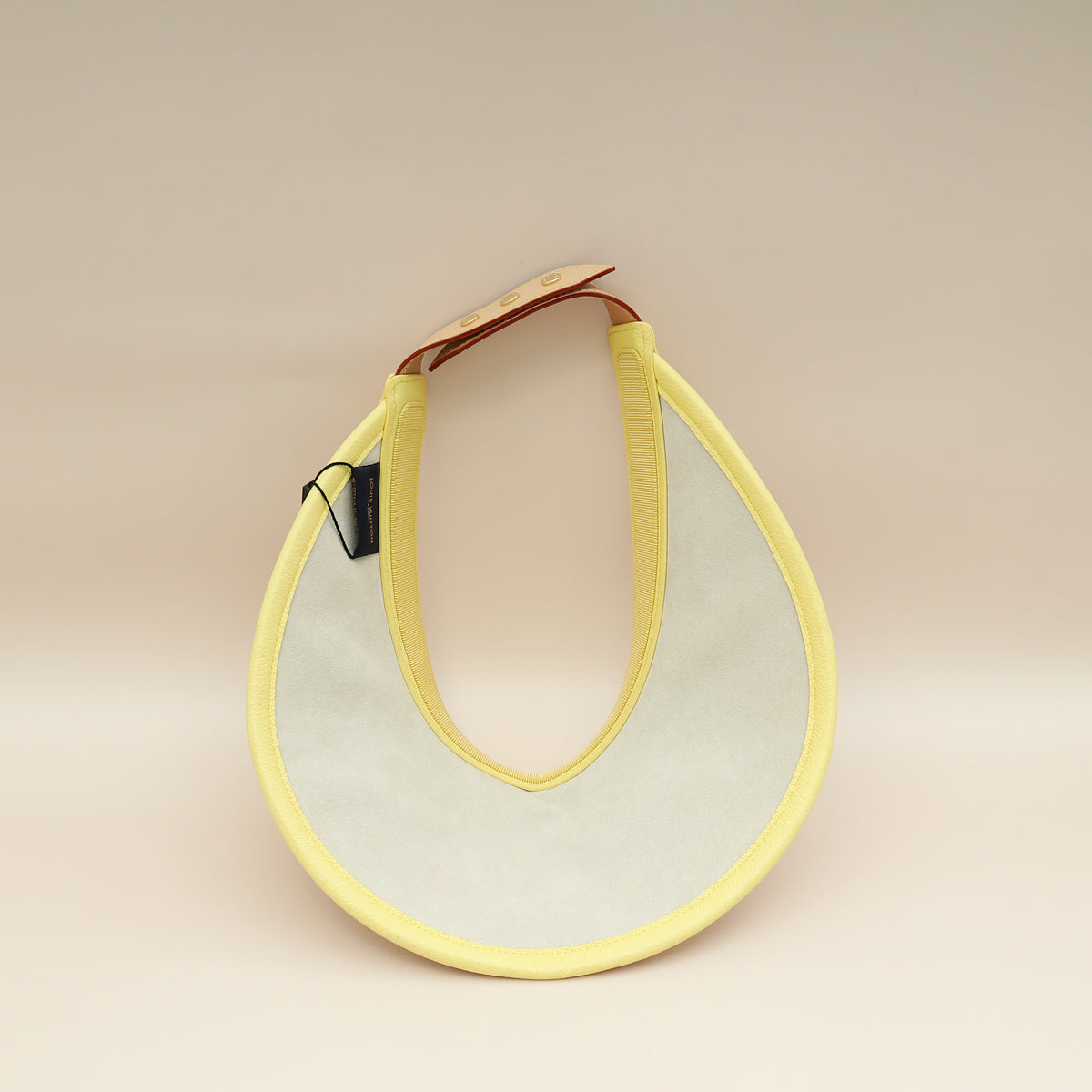 Louis Vuitton Yellow Raffia Monogram Strawgram Visor – THE 