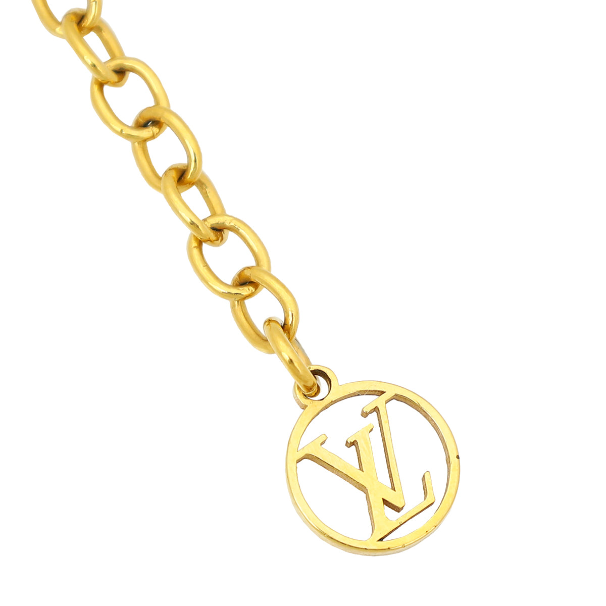 Louis Vuitton Gold Finish Essential V Necklace – THE CLOSET