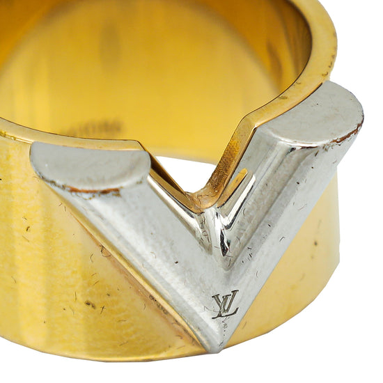 Louis Vuitton Bicolor V Essential Large Ring
