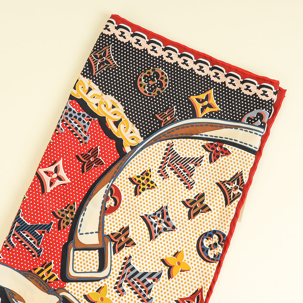 Louis Vuitton Multicolor Pop Monogram Silk Scarf 90 – THE CLOSET