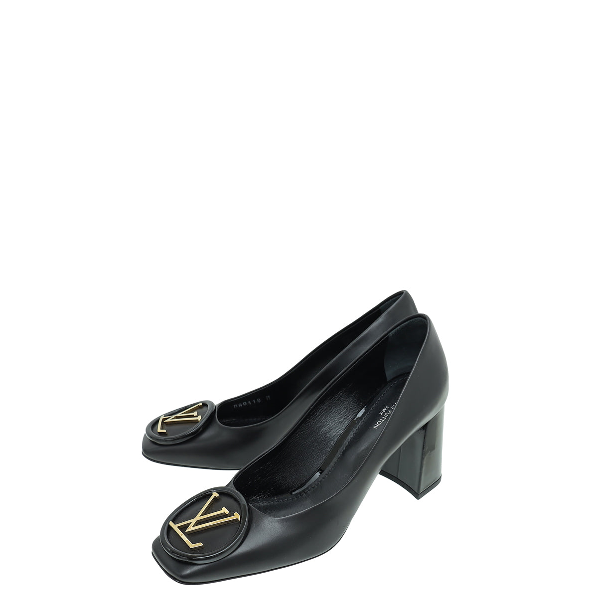 Louis Vuitton Black Madeleine Pumps 37 – THE CLOSET