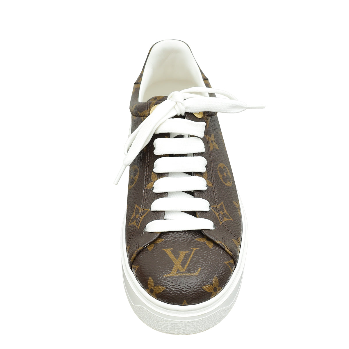Louis Vuitton Monogram Time Out Sneaker 38 – THE CLOSET