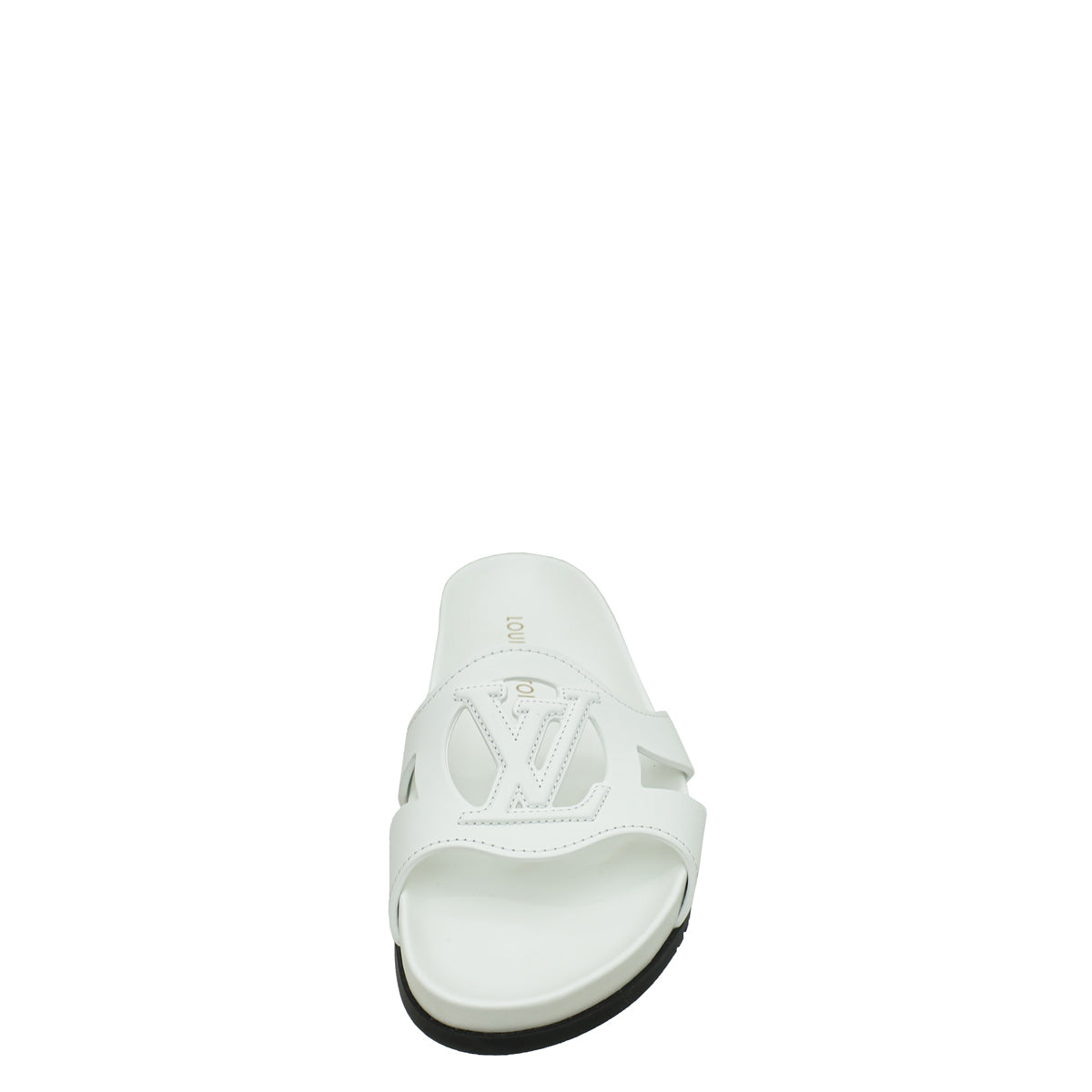 コ*ー様 Louis Vuittonサンダル ホワイト36 1/2（23.5〜2 Louis Vuitton Blanc Isola Flat Comfort Mule 36 – THE CLOSET