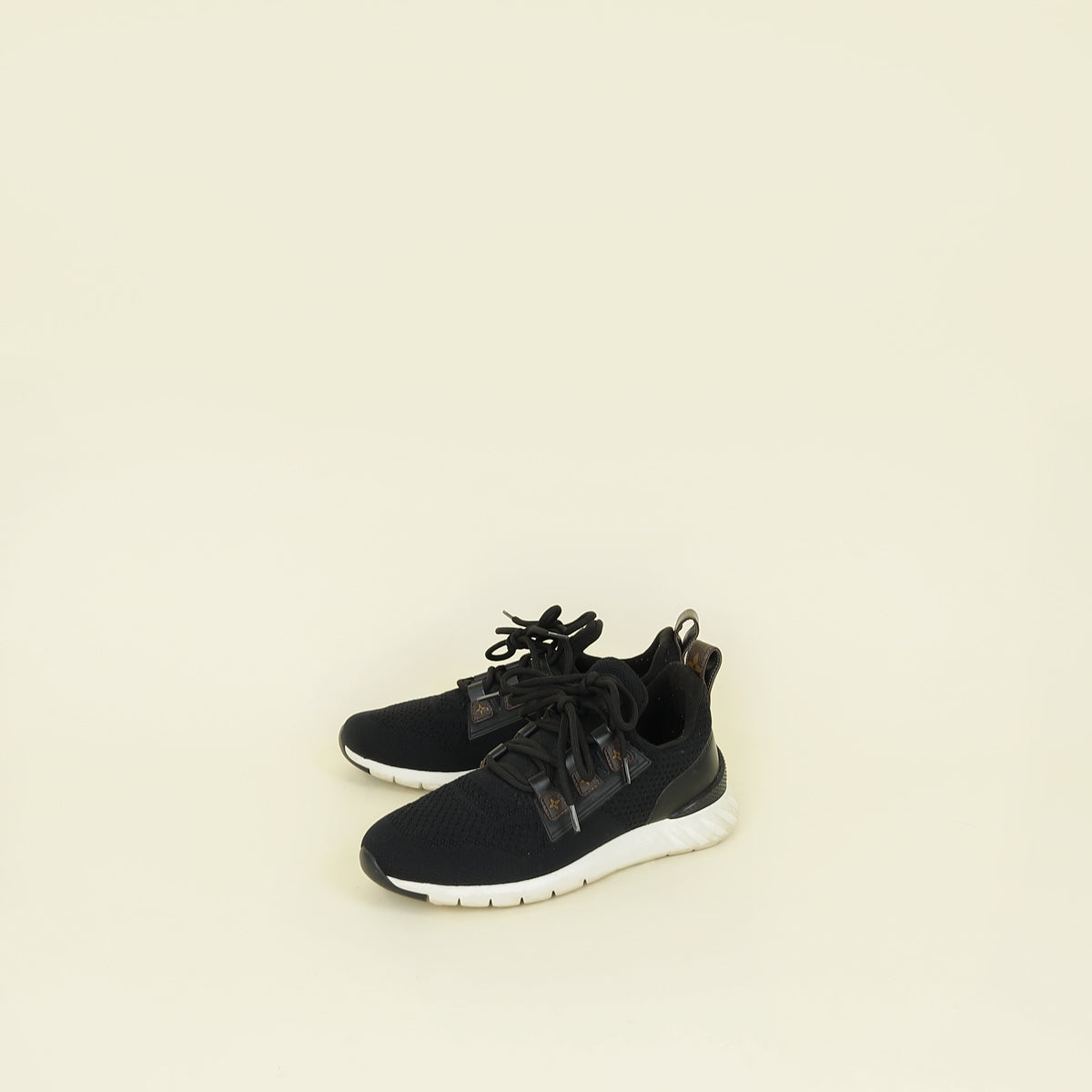 Louis Vuitton Black Aftergame Mesh Sneakers 38 – THE CLOSET