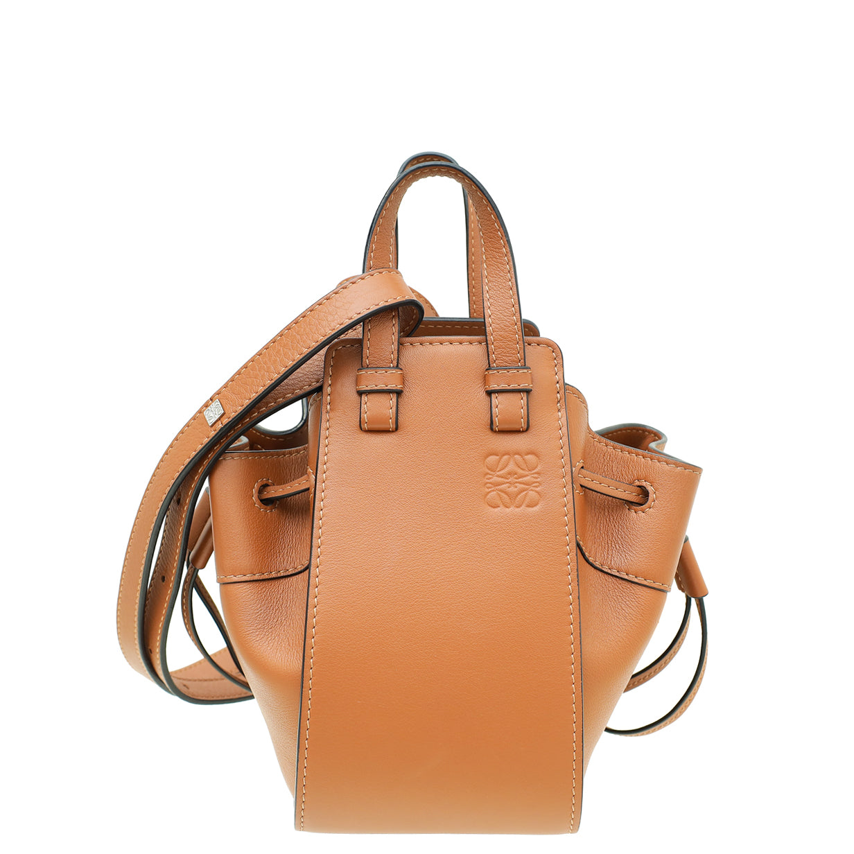 Loewe Tan Hammock Drawstring Classic Mini Bag – THE CLOSET