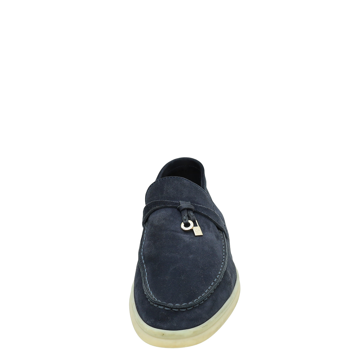 Loro Piana Navy Blue Summer Charm Walk Loafers 39 – THE CLOSET