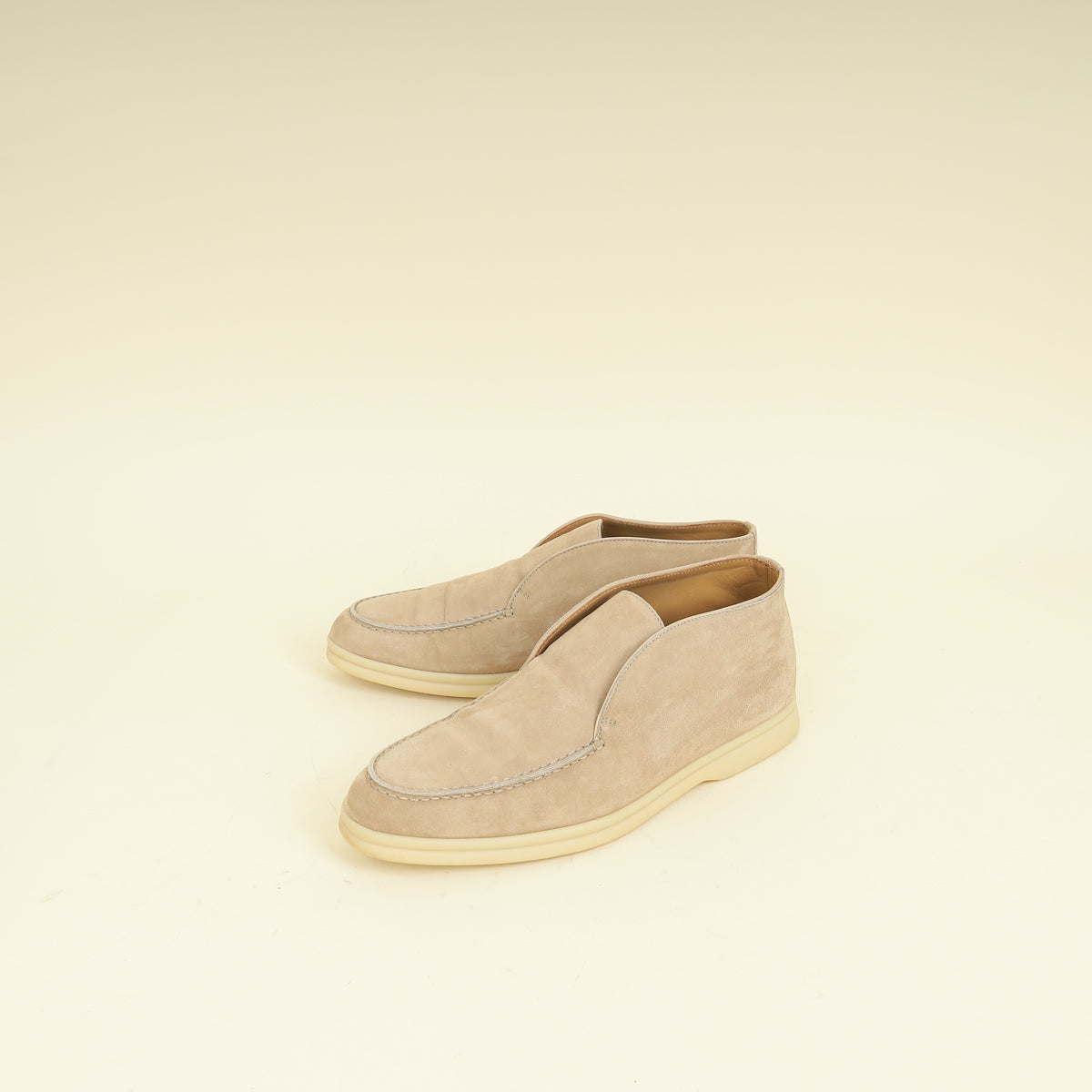 Loro Piana Sandstone Open Walk Loafer 39 – THE CLOSET