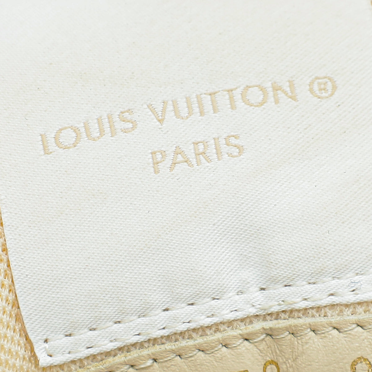Louis Vuitton Monogram Denim Mesh Trainers Sneakers 8.5