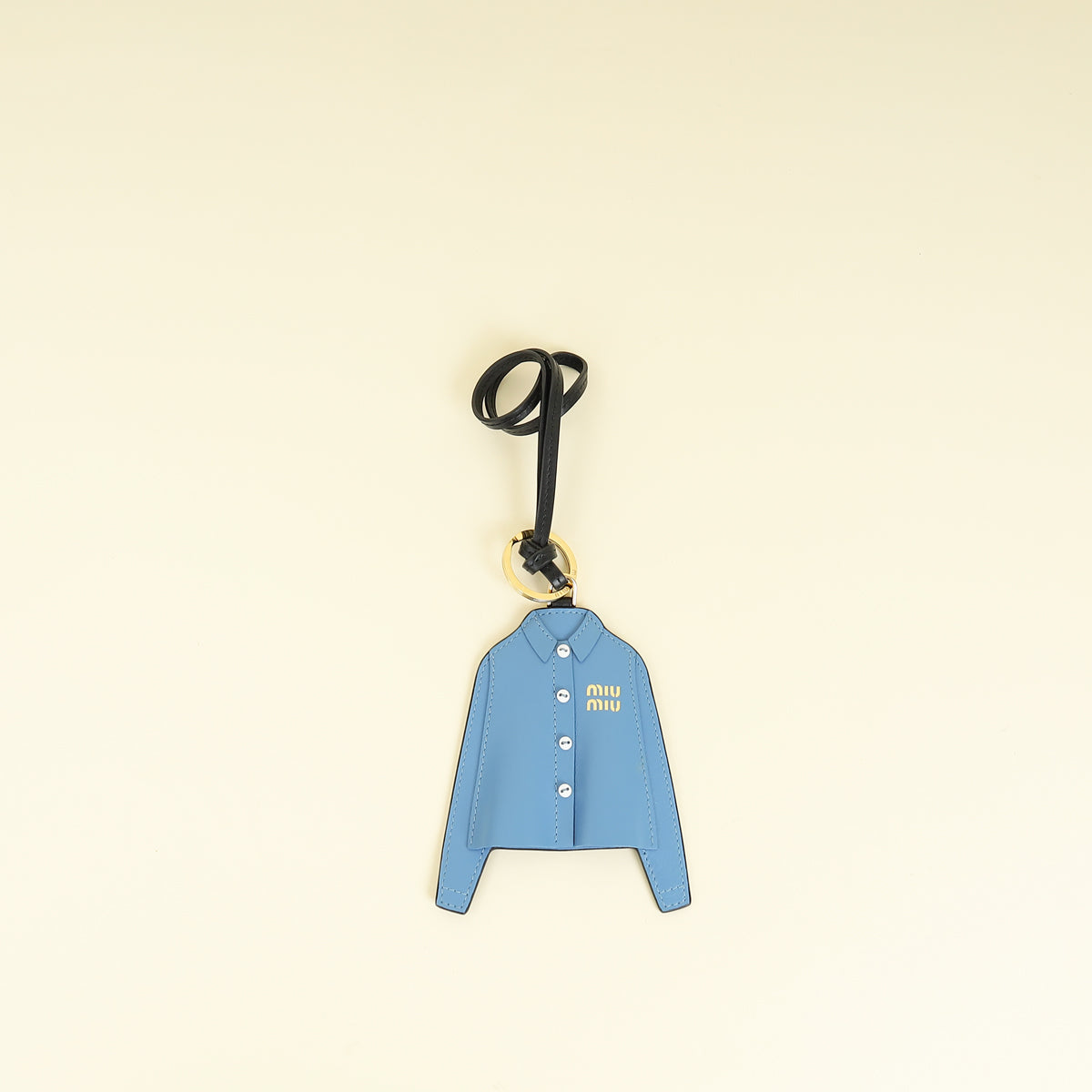 Miu Miu Periwinkle Blue Shirt Keychain – THE CLOSET