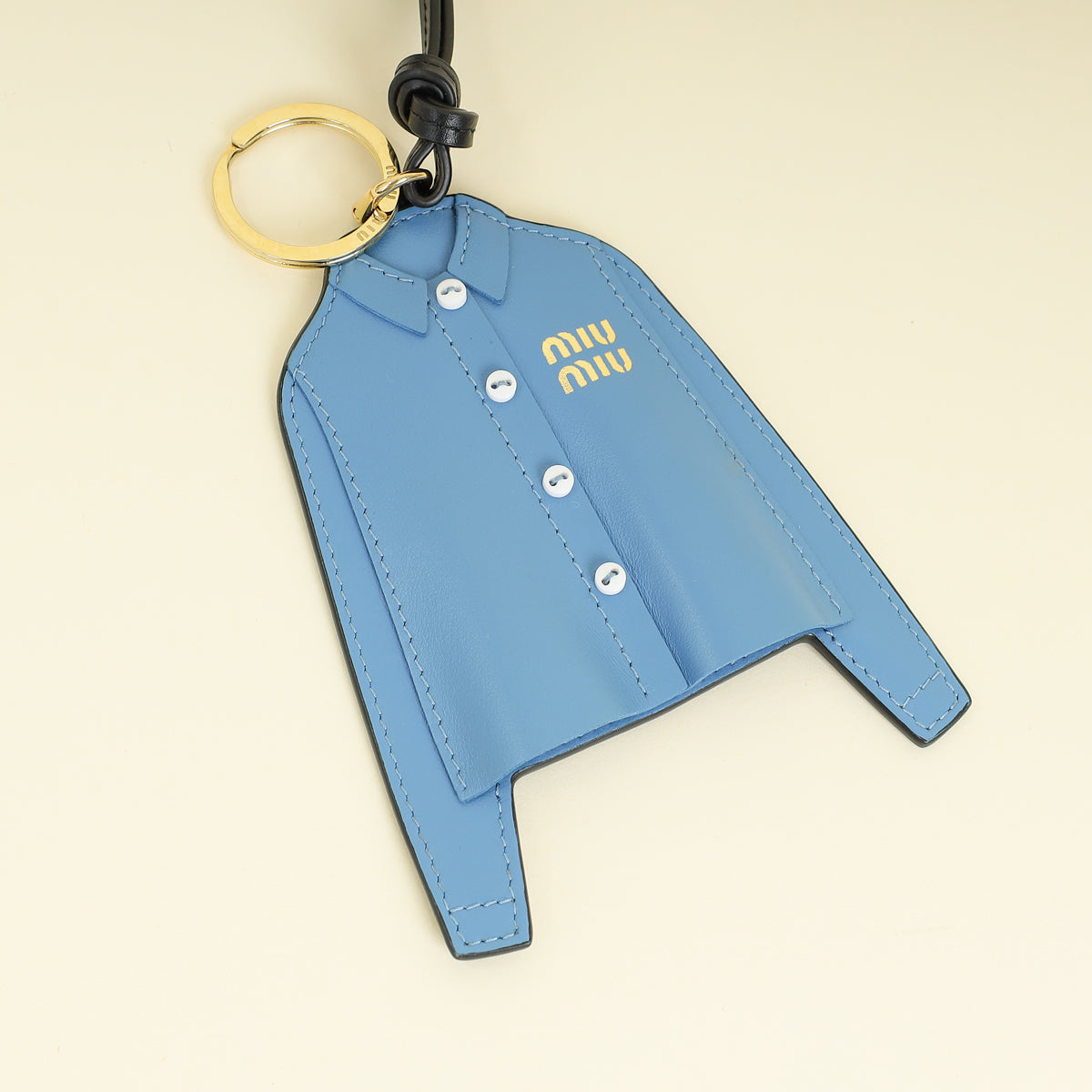 Miu Miu Periwinkle Blue Shirt Keychain – THE CLOSET