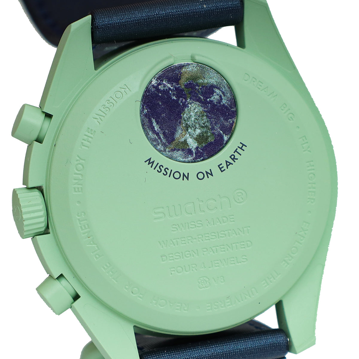 Omega Bicolor X Swatch Speedmaster Moonswatch Mission on Earth 41mm Watch