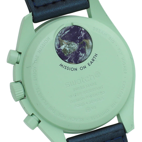 Omega X Swatch Speedmaster Moonswatch Mission on Earth Quartz 41mm Watch