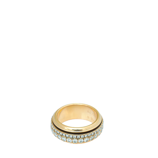 Piaget 18K Rose Gold Diamonds Possession Ring 51