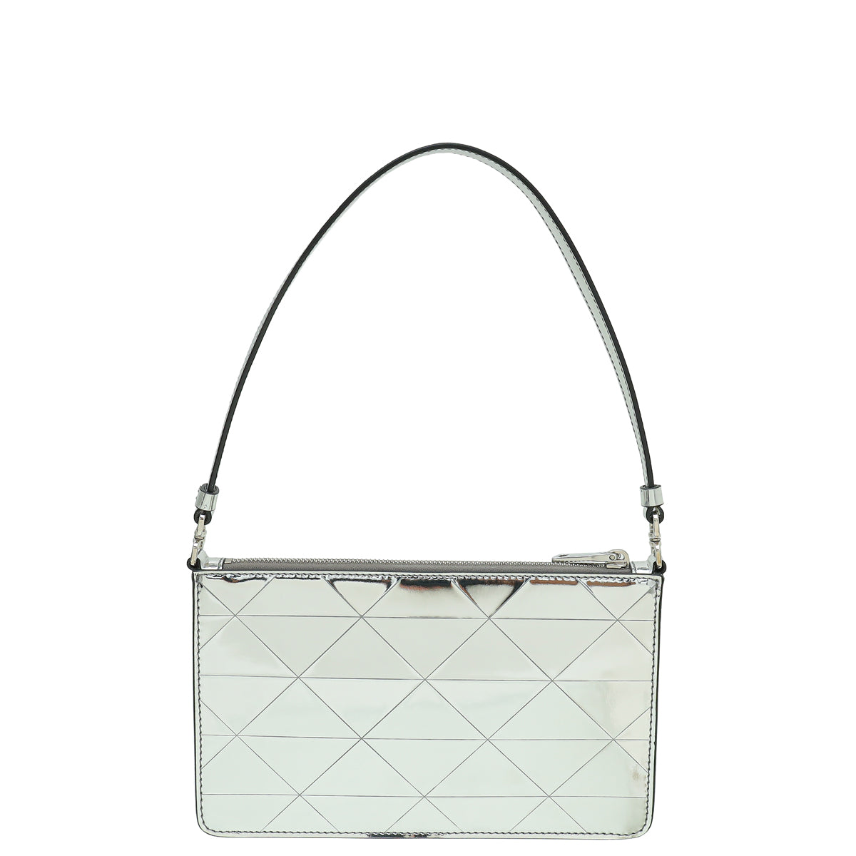 Prada Metallic Silver Mini Bag – THE CLOSET