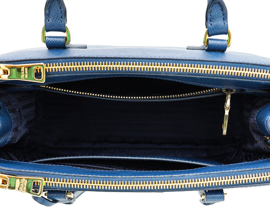 Prada Blue Lux Galleria Medium Bag