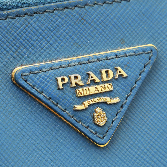 Prada Blue Lux Promenade Small Bag