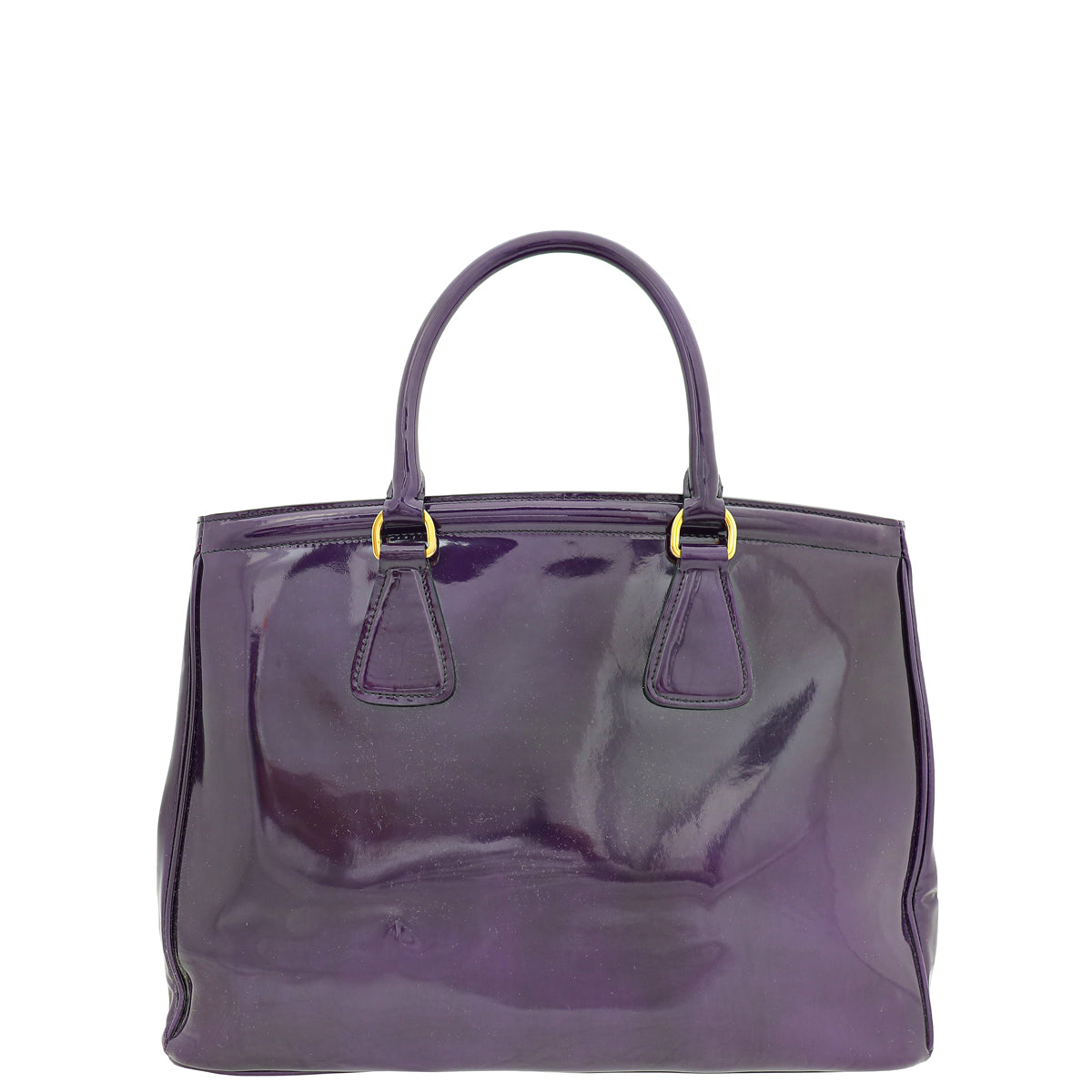 Prada Violet Spazzolato Parabole Tote Bag
