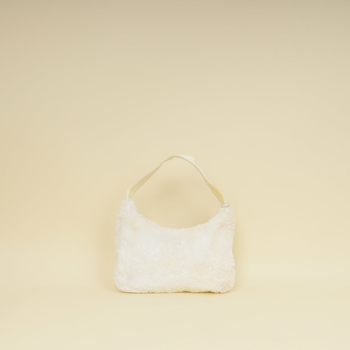 Prada White Re-Edition 2000 Mini Terry Bag – THE CLOSET