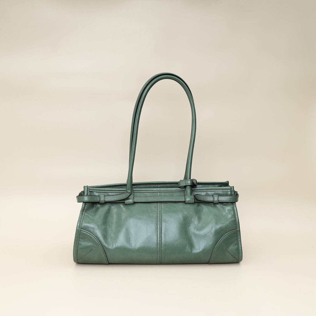 PRADA グリーン ビジネスバッグ グリーン（緑）系 PRADA(プラダ) ビジネスバッグ・アタッシュケース