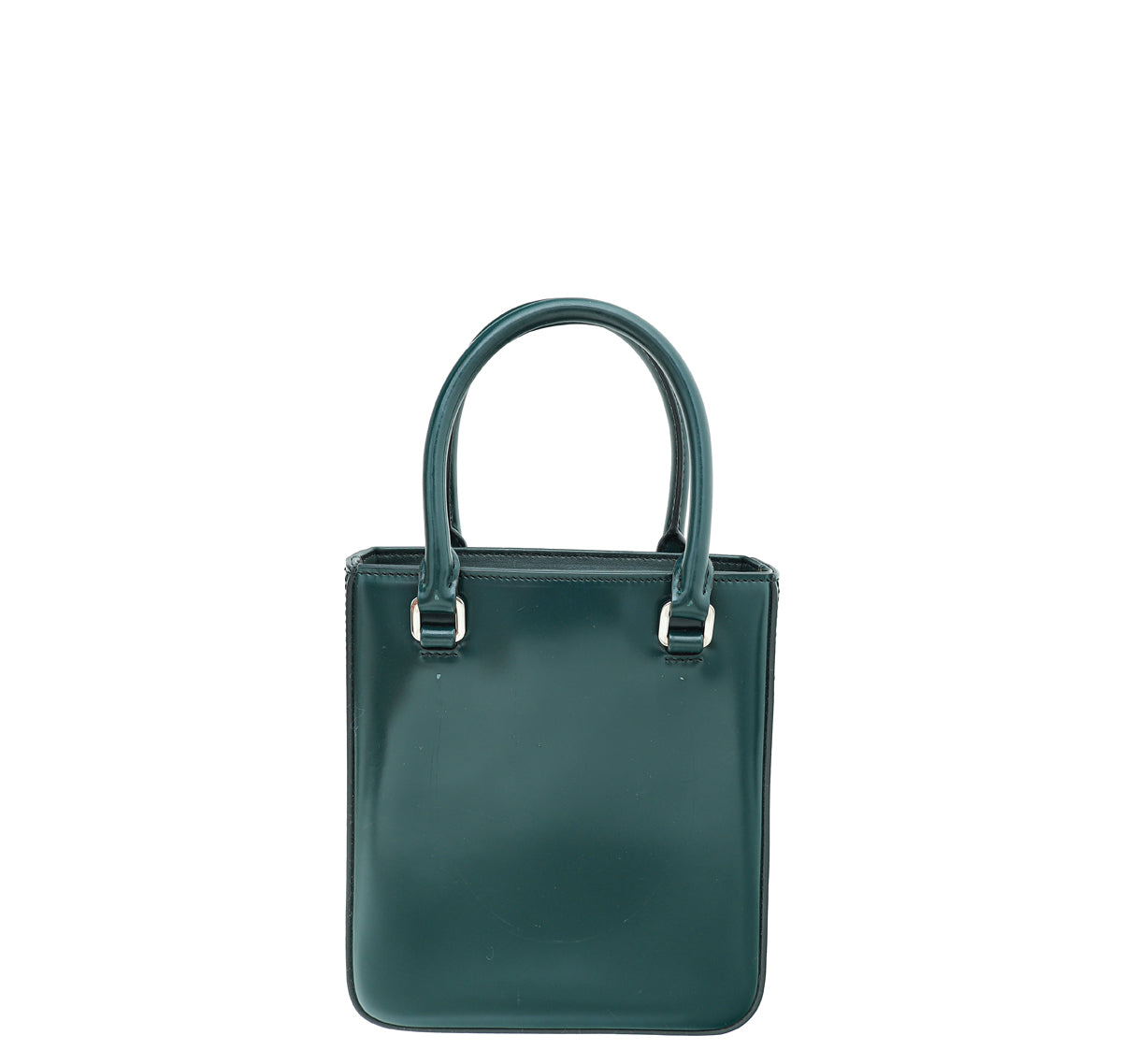 Prada Emerald Green Spazzolato Small Tote Bag – THE CLOSET