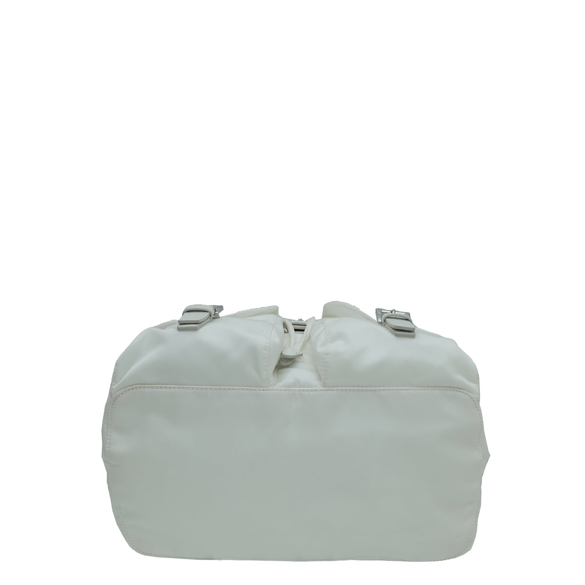 Prada Bianco Vela Re-Nylon Medium Backpack Bag W/ Pouch – THE CLOSET