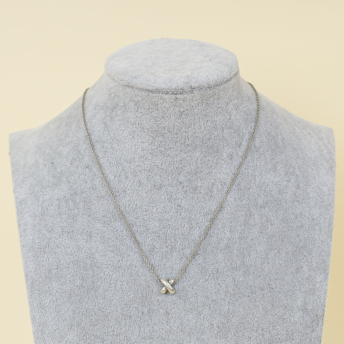 Tiffany & Co. Silver Sterling X Cross Pendant Necklace – THE CLOSET